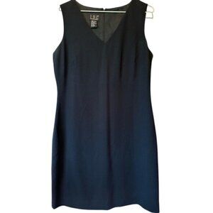 INC International Concepts Black Sheath Dress, Women's 12
